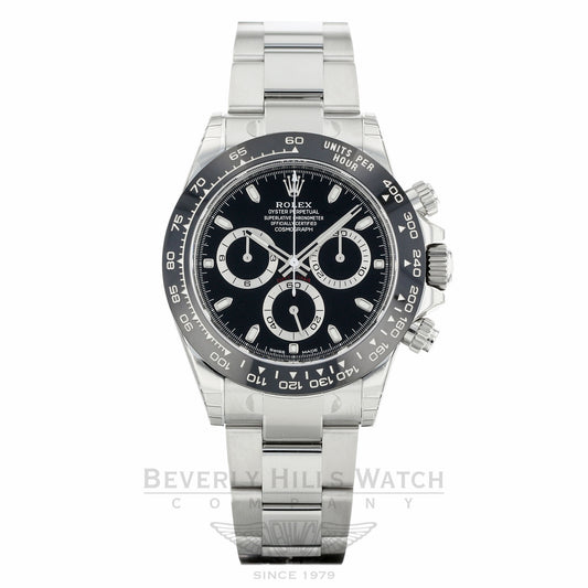 Rolex Daytona Ceramic and Stainless Steel Black Dial 116500LN C79221 - Beverly Hills Watch
