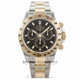 Rolex Daytona 40mm Stainless Steel and Yellow Gold Oyster Bracelet Black Dial Chronograph Watch 116523 MAPEPZ- Beverly Hills Watch Company Watch Store