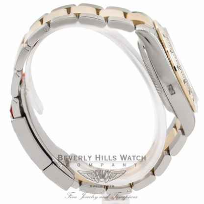 Rolex Daytona 40mm Stainless Steel and Yellow Gold Oyster Bracelet Black Dial Chronograph Watch 116523 MAPEPZ- Beverly Hills Watch Company Watch Store