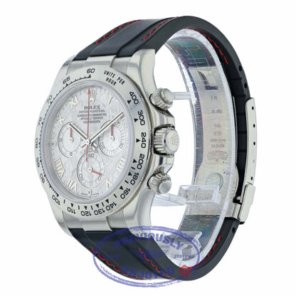 Rolex Daytona Meteorite Roman Dial White Gold 116519 R2DCW8 - Beverly Hills Watch Company