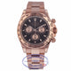 Rolex Daytona Rose Gold Oyster Bracelet Black Dial Automatic Chronograph 116505 LFKU00- Beverly Hills Watch Company