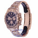 Rolex Daytona Rose Gold Oyster Bracelet Black Dial Automatic Chronograph 116505 LFKU00- Beverly Hills Watch Company
