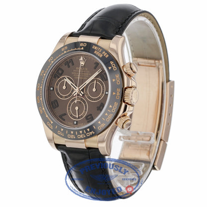 Rolex Cosmograph Daytona Black Dial 18K Rose Gold Automatic 116515LN EUEM6X - Beverly Hills Watch