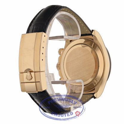 Rolex Everose Gold Daytona Ceramic Bezel Leather Strap Chronograph Watch 116515 4W3XNZ - Beverly Hills Watch Company