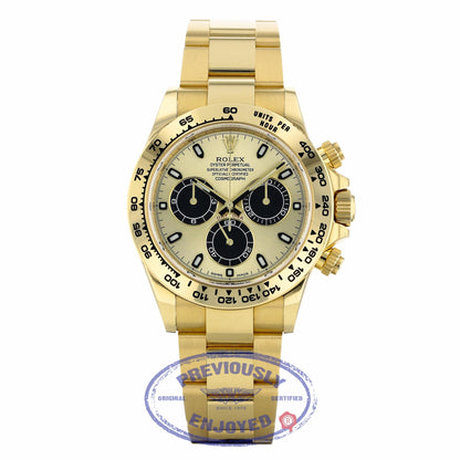 Rolex Oyster Perpetual Cosmograph Daytona "Paul Newman" Yellow Champagne Dial Black Sub-dials 116508 TR1P00 - Beverly Hills Watch