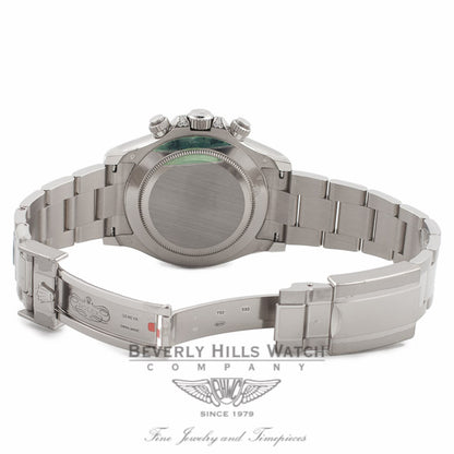 Rolex Daytona Rainbow 40MM 18k White Gold Diamond Case Sapphires Dial 116599 - Beverly Hills Watch Company Watch Store