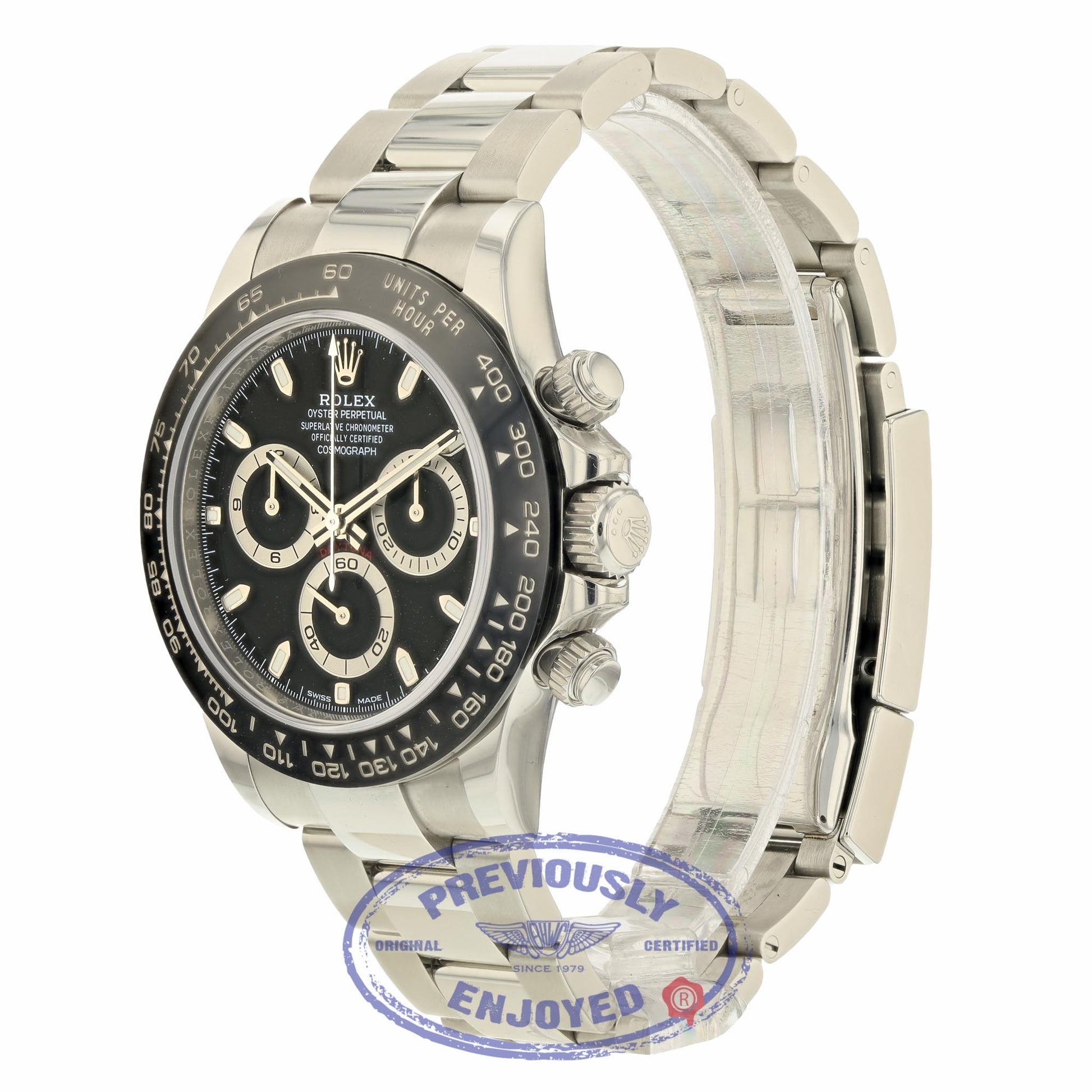 Rolex Daytona Ceramic and Stainless Steel Black Dial 116500LN C79221 - Beverly Hills Watch