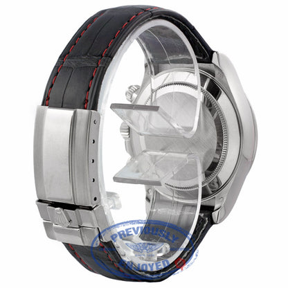 Rolex Daytona 40MM White Gold Black Dial Arabic Alligator Strap 116519 QN58JK - Beverly Hills Watch Company Watch Store