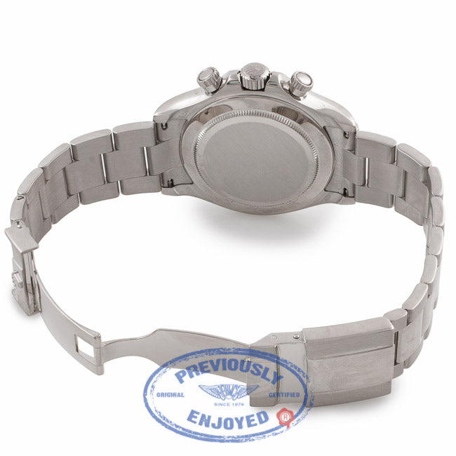 Rolex Daytona 18k White Gold Meteorite Dial on Bracelet 11509 DT5WYF - Beverly Hills Watch Company Watch Store