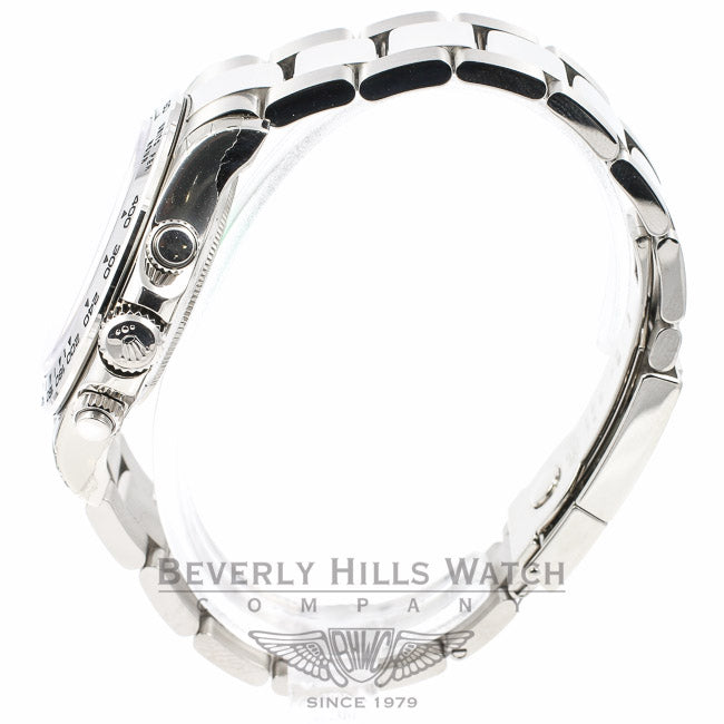 Rolex Daytona White Gold Pave Diamond Enamel Arabic Watch 116505 Beverly Hills Watch Company Watches