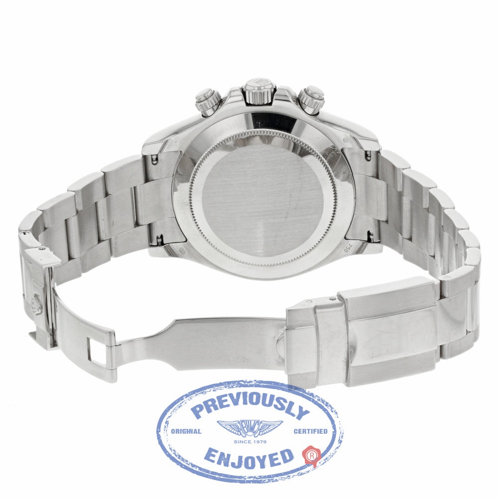 Rolex Daytona Chronograph 18K White Gold Oyster Bracelet Rhodium Arabic Dial 116509 5C3WZ9 - Beverly Hills Watch Company