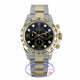 Rolex Daytona 40mm Stainless Steel 18K Yellow Gold Black Diamond Dial 116503