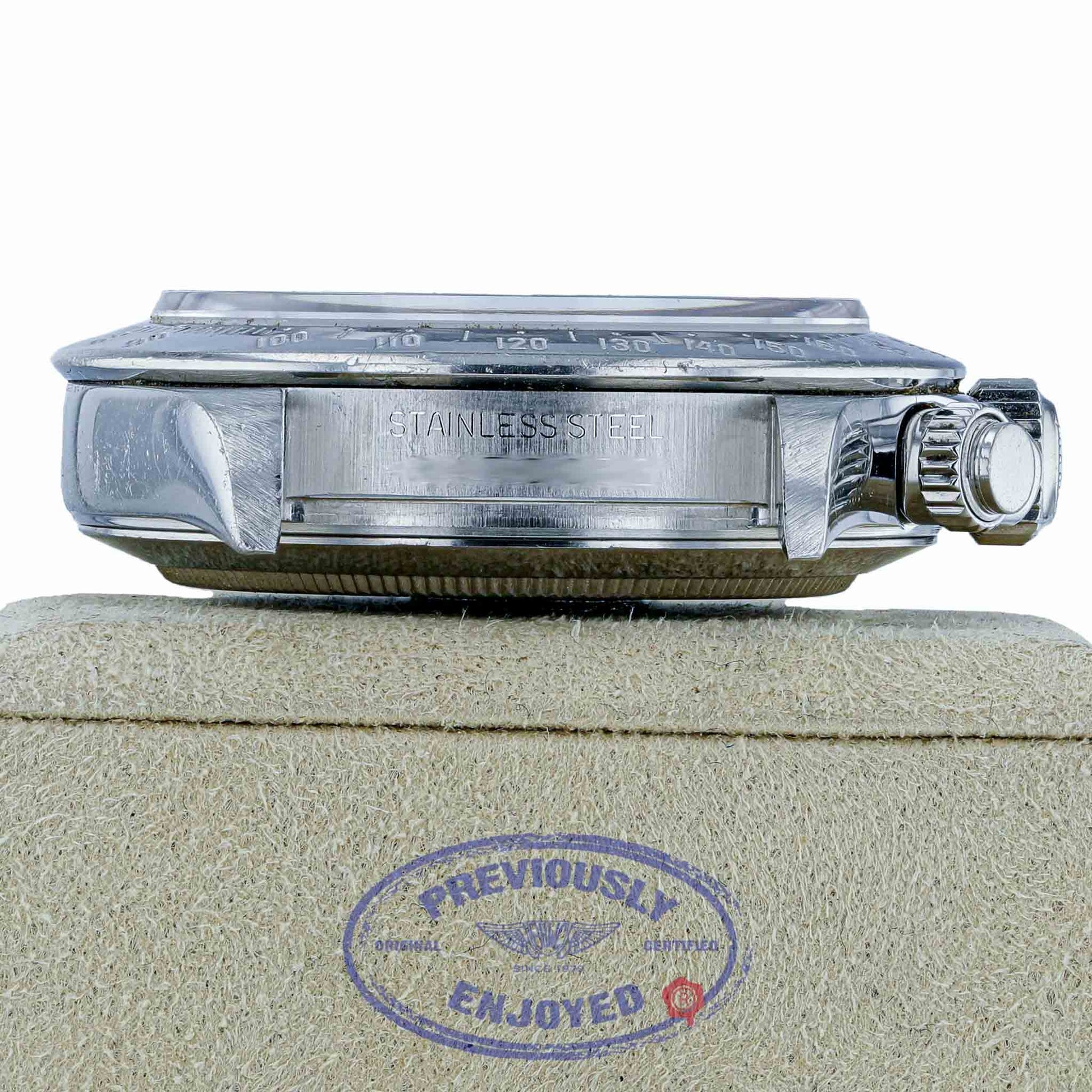 Rolex Daytona Zenith Black Dial Inverted Six Stainless Steel 16520 ZT9L0A