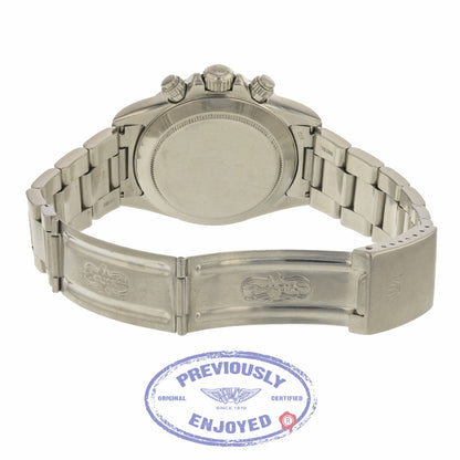 Rolex Daytona Zenith Black Dial Inverted Six Stainless Steel 16520 ZT9L0A