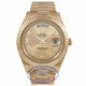 Rolex Day-Date II President 41MM 18K Yellow Gold Fluted Bezel Champagne Dial 218238 ZVPPNZ - Beverly Hills Watch Company Watch Store