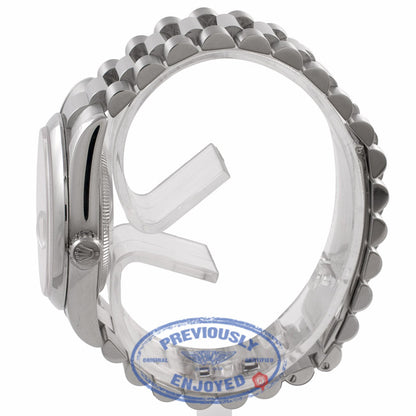 Rolex Platinum President Day Date 36mm Silver Dial Index Markings Domed Bezel 118206 JNNVEJ - Beverly Hills Watch Company Watch Store