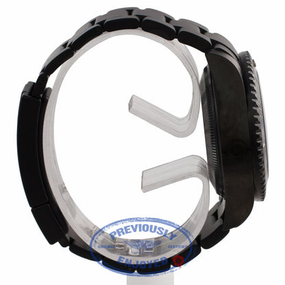 Rolex DeepSea Sea-Dweller 44mm DLC Coated Stainless Steel Oyster Bracelet Black Dial Ceramic Black Bezel Dive Watch 116660 PE5D9X - Beverly Hills Watch Company Watch Store