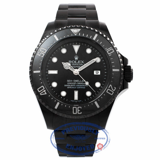 Rolex DeepSea Automatic 44mm DLC Black Dial 116660 8PCZJ0  - Beverly Hills Watch Company