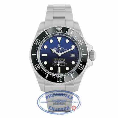 Rolex DeepSea Sea James Cameron 44MM Stainless Steel Blue Dial Uni-directional Ceramic Bezel 116660 WZ0Q0K - Beverly Hills Watch Company