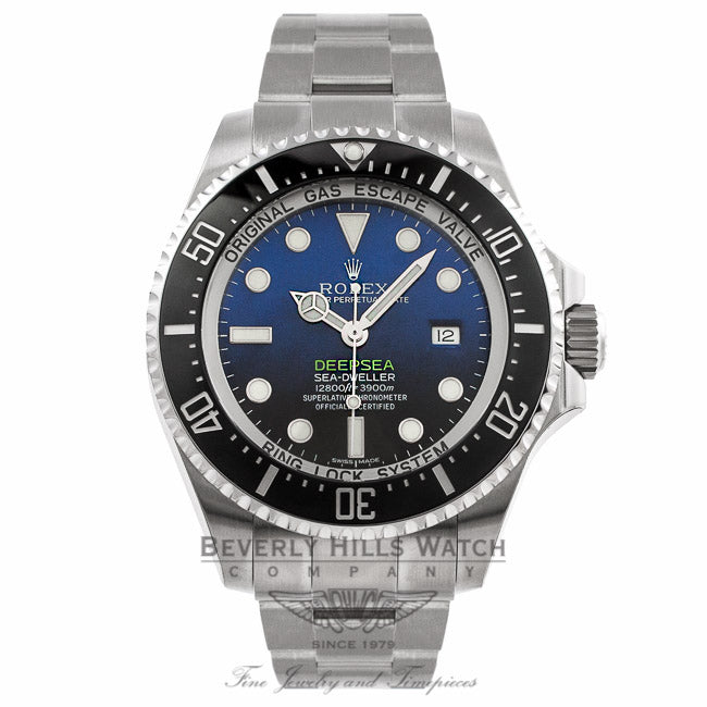 Rolex DeepSea Sea Dweller 44MM Stainless Steel Blue Dial James Cameron 116660 - Beverly Hills Watch Store