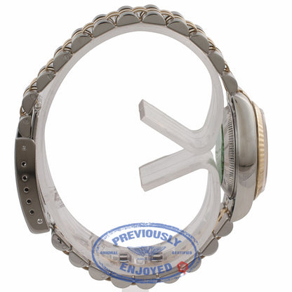 Rolex 26mm Datejust 18k Yellow Gold Stainless Steel Rodium Roman Numeral Index Markers Dial 69173 298RRZ- Beverlyhills Watch Company Watch Store