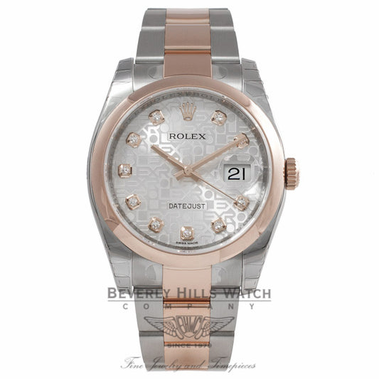 Rolex Datejust Steel and Rose gold QUQFQ5 - Beverly Hills Watch Company Watch Store