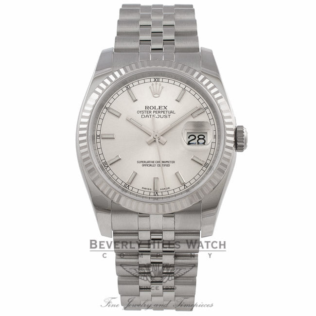 Rolex DateJust Stainless Steel Jubilee Bracelet 116234 KYEN1R - Beverly Hills Watch Company Watch Store