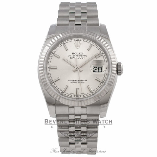 Rolex DateJust Stainless Steel Jubilee Bracelet 116234 KYEN1R - Beverly Hills Watch Company Watch Store