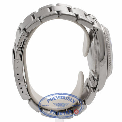 Rolex Datejust 36mm Stainless Steel White Gold Fluted Bezel Ivory Dial 16234 YA5KXM - Beverly Hills Watch Store