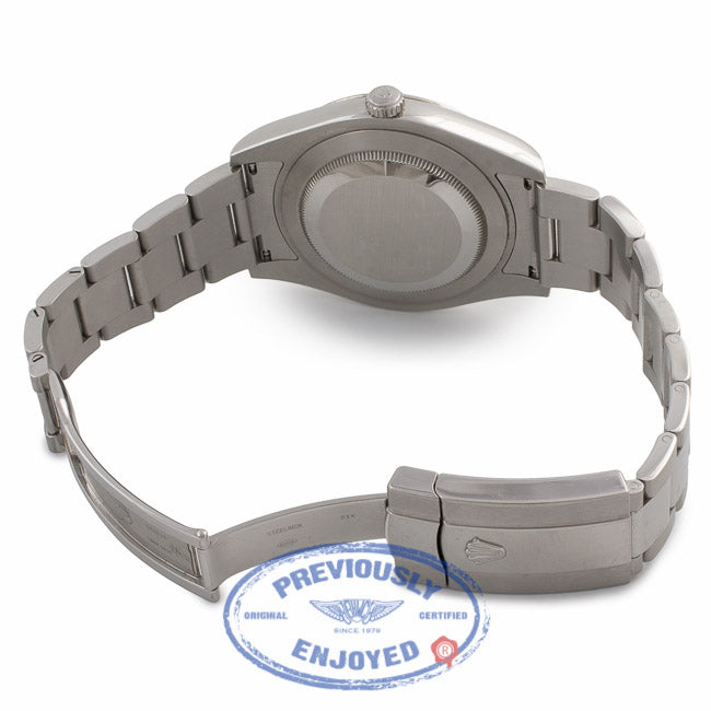 Rolex DayJust II 18k White Gold Fluted Bezel Oyster Perpetual 116334 NEP5DJ - Beverly Hills Watch Company Watch Store