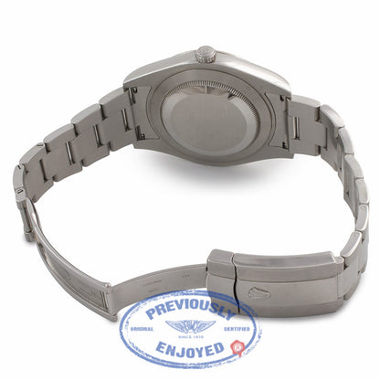 Rolex DayJust II 18k White Gold Fluted Bezel Oyster Perpetual 116334 NEP5DJ - Beverly Hills Watch Company Watch Store