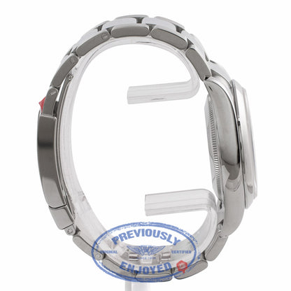 Rolex Datejust Stainless Steel 36mm Domed Bezel Silver Stick Dial116200 - TZEVA5 - Beverly Hills Watch Company Watch Store