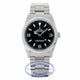 Rolex Explorer 36mm Black Dial Stainless Steel 114270 AU21U1 - Beverly Hills Watch Company