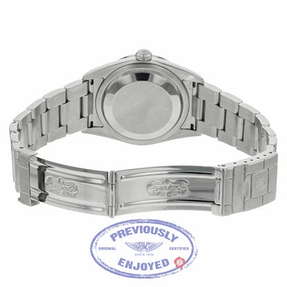 Rolex Explorer 36mm Black Dial Stainless Steel 114270 AU21U1 - Beverly Hills Watch Company