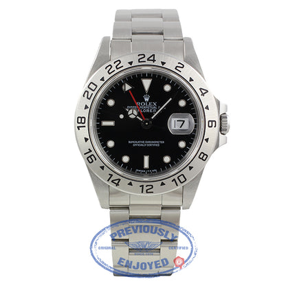 Rolex Explorer II Black Dial Stainless Steel 40MM Classic 16570 F90Y79 - Beverly Hills Watch Company
