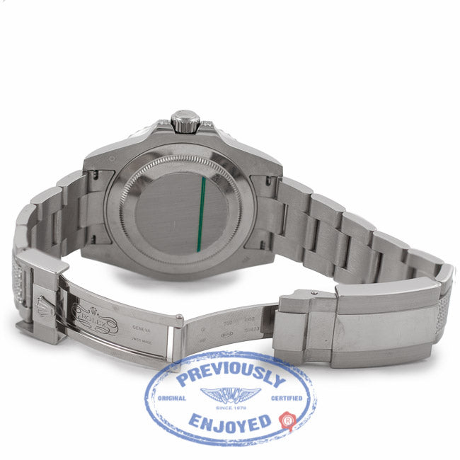 Rolex GMT MASTER II 40mm 18K White Gold Diamond Case Black Dial Diamond Sapphires Bezel Watch 116759SANR - Beverly Hills Watch Company Watch Store