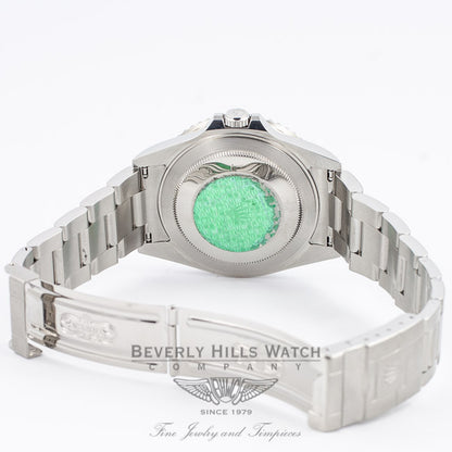 Rolex GMT MASTER II 16710 Stainless Steel Oyster Bracelet Black Dial Blue and Red Pepsi Bezel Automatic Watch Beverly Hills Watch Company Rolex Watch Store