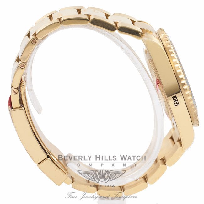 Rolex GMT Master II 18k Yellow Gold Oyster Perpetual 116718 YC0QT8 - Beverly Hills Watch Company