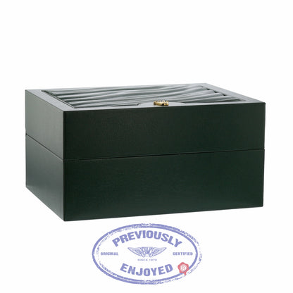 Rolex GMT MASTER II Stainless Steel and Yellow Gold Oyster Bracelet Black Dial Ceramic Bezel 116713LN 0XR75J - Beverly Hills Watch Company