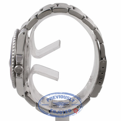 Rolex GMT Master Black/ Red "Coke" Bezel Stainless Steel 16710 X4NXEH - Beverly Hills Watch Company Watch Store