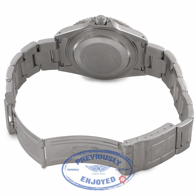 Rolex GMT Master Black/ Red "Coke" Bezel Stainless Steel 16710 X4NXEH - Beverly Hills Watch Company Watch Store