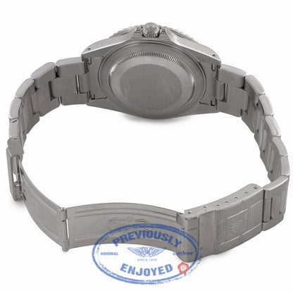 Rolex GMT Master Black/ Red "Coke" Bezel Stainless Steel 16710 X4NXEH - Beverly Hills Watch Company Watch Store