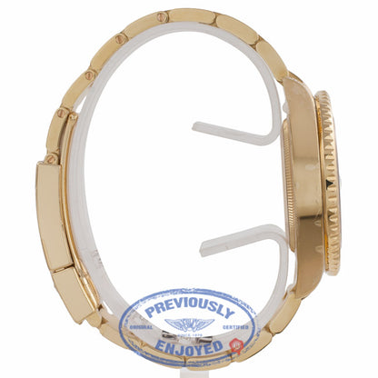 Rolex GMT Master II 18K Yellow Gold Black Dial Rubies & Sapphire Bezel Diamond Case 116758SARU JZHMPX  - Beverly Hills Watch Company Watch Store