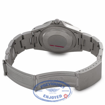 Rolex GMT Master 40MM Stainless Steel Blue/Red Bezel (Pepsi Bezel) Black Dial 16750 898DY5 - Beverly Hills Watch Company Watch Store