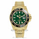Rolex GMT Master II 18K Yellow Gold Green Dial Black Ceramic Bezel 116718LN XMKR1N - Beverly Hills Watch Company