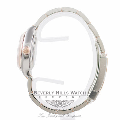 Rolex Ladies Datejust 26MM Stainless Steel Rose Gold Pink Dial 179161 - Beverly Hills Watch Company Watch Store