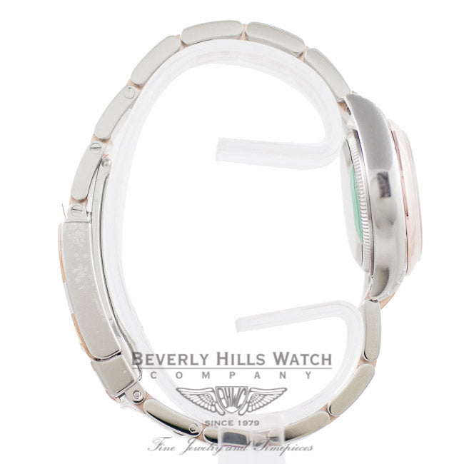 Rolex Ladies Datejust 26MM Stainless Steel Rose Gold Pink Dial 179161 - Beverly Hills Watch Company Watch Store
