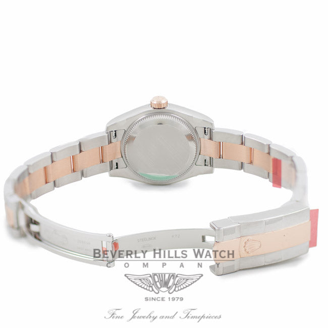 Rolex Ladies Datejust 26MM Stainless Steel Rose Gold Pink Dial 179161 - Beverly Hills Watch Company Watch Store