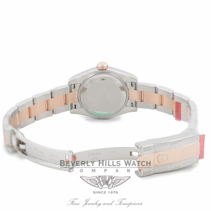 Rolex Ladies Datejust 26MM Stainless Steel Rose Gold Pink Dial 179161 - Beverly Hills Watch Company Watch Store