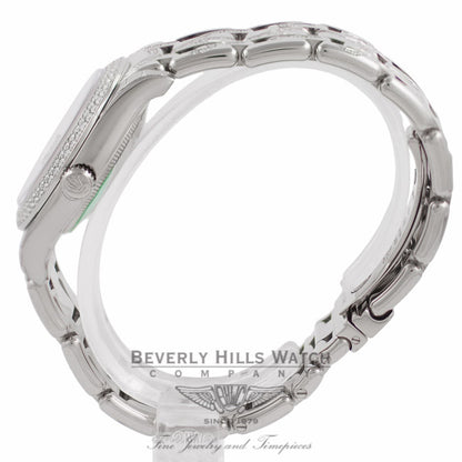 Rolex Masterpiece Oyster Perpetual Datejust Special Edition 34MM Diamond 18K White Gold 81339 - Beverly Hills Watch Store
